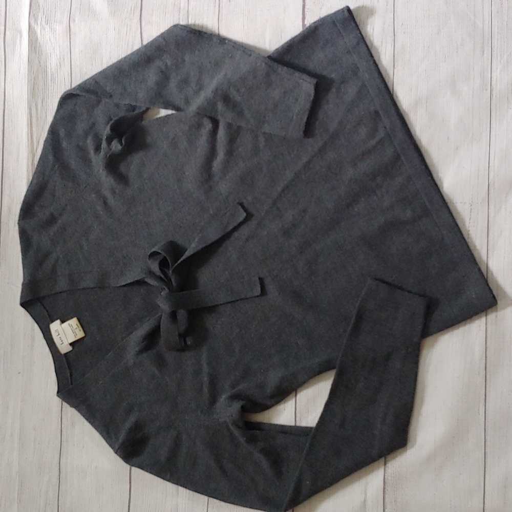 KATE HILL MERINO WOOL SWEATER WITH‎ BOW AT NECKLINE